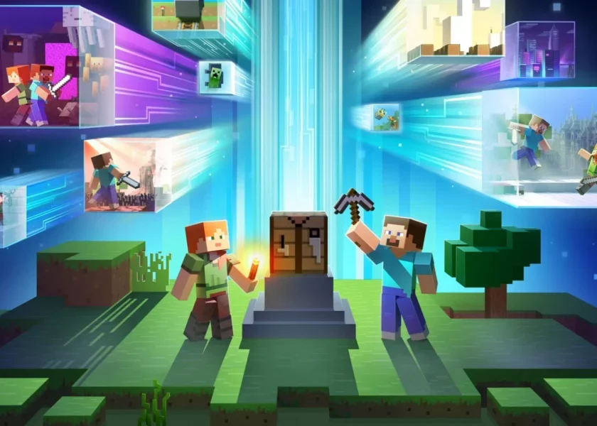 wallpaper-minecraft-alex-steve-universe