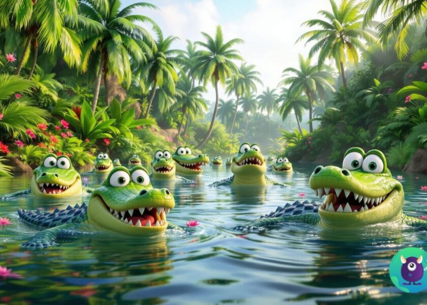 CROCODILES ALLIGATORS