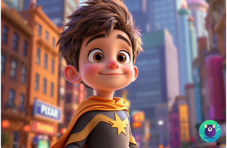 Super hero Pixar